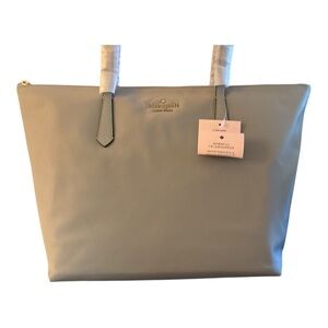 Kate Spade New York “The Bridle” Better Nylon Tote – Soft Taupe Gray | NWT